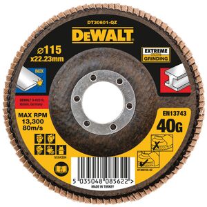 DEWALT DT30611-QZ Extreme Flap Disc 115 x 22.2mm 60G DEWALT DT30611-QZ Extreme Flap Disc 115 x 22.2mm 60G