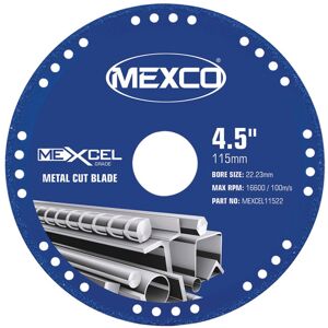 MEXCO MEXCEL23022 XCEL Grade Metal Cut Diamond Blade 230 x 22mm MEXCO MEXCEL23022 XCEL Grade Metal Cut Diamond Blade 230 x 22mm