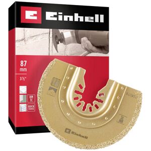 Einhell 708078 Semi-circular 87mm Carbide Multitool Saw Blade HCS Einhell 708078 Semi-circular 87mm Carbide Multitool Saw Blade HCS