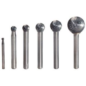 KS Tools 515.3281 Hard Metal Ball Milling Burr Form D, 3mm KS Tools 515.3281 Hard Metal Ball Milling Burr Form D, 3mm