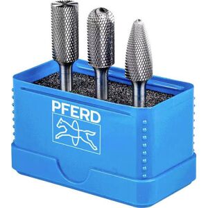 PFERD 21901312 Burr set Carbide 25mm length 6mm shank Break-proof box PFERD 21901312 Burr set Carbide 25mm length 6mm shank Break-proof box