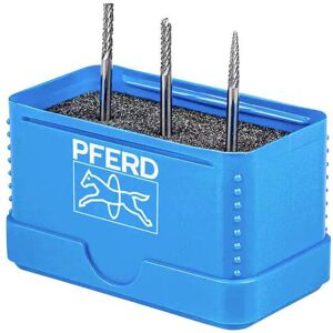 PFERD 21901504 Burr set carbide 3mm shank in break-proof plastic box PFERD 21901504 Burr set carbide 3mm shank in break-proof plastic box