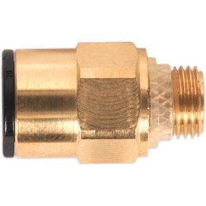 Sealey JGBC818 Brass SuperThread Straight Adaptor 8mm x 1/8"BSP Pa... Sealey JGBC818 Brass SuperThread Straight Adaptor 8mm x 1/8"BSP Pa...