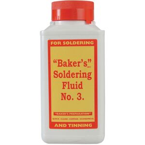 Bakers 61038 No.3 Soldering Fluid 250ml Bakers 61038 No.3 Soldering Fluid 250ml