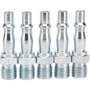 Draper 81296 1/4" BSP Male Coupling Screw Adaptors (Pack of 5) Draper 81296 1/4" BSP Male Coupling Screw Adaptors (Pack of 5)