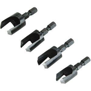Faithfull FAIPLUGS4 Plug Cutter Set of 4 No.6-12 Faithfull FAIPLUGS4 Plug Cutter Set of 4 No.6-12