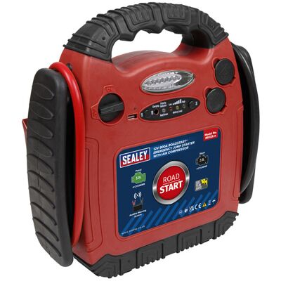 Sealey RS132 Jump Starter Air Compressor - Emergency Power Pack Sealey RS132 Jump Starter Air Compressor - Emergency Power Pack