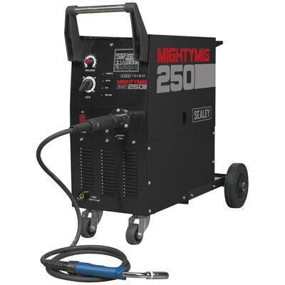 Sealey MIGHTYMIG210 Professional Gas/No-Gas Mig Welder 210Amp With... Sealey MIGHTYMIG210 Professional Gas/No-Gas Mig Welder 210Amp With...