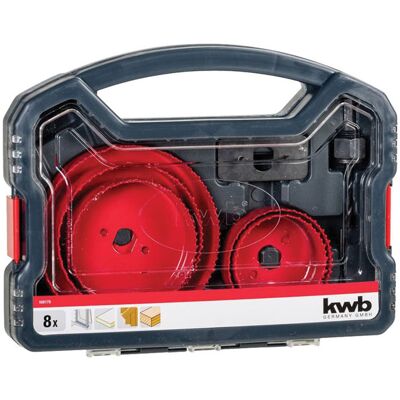 kwb 499900 Hole Saw set 8-piece diamond-strewn for hard materials kwb 499900 Hole Saw set 8-piece diamond-strewn for hard materials