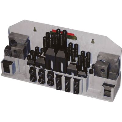 Holzmann Maschinen Holzmann 52TLG12 Clamping Tool Assortment Durable Versatile Precision Holzmann Maschinen Holzmann 52TLG12 Clamping Tool Assortment Durable Versatile Precision