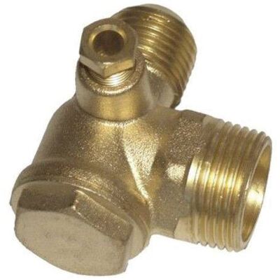Aerotec 9412186 Pneumatic Check Valve 1/4 Inch Thread for Compressors Aerotec 9412186 Pneumatic Check Valve 1/4 Inch Thread for Compressors