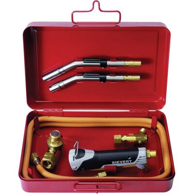 Sievert 761010 PROMATIC soldering set 1000 Soft/Hard Soldering 7pi... Sievert 761010 PROMATIC soldering set 1000 Soft/Hard Soldering 7pi...