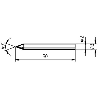 Ersa 0212CD 212 CD LF Chisel-Shaped Soldering Tip 1mm 1piece Ersa 0212CD 212 CD LF Chisel-Shaped Soldering Tip 1mm 1piece