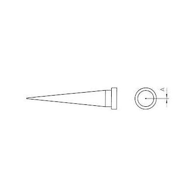 Weller LT-AS Round Soldering Tip 1.6mm - Soldering Iron Tip Weller LT-AS Round Soldering Tip 1.6mm - Soldering Iron Tip
