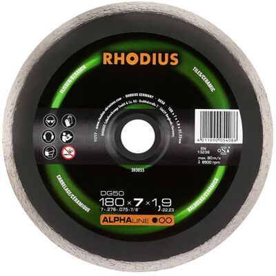 Rhodius DG215 - Diamond Cutting Disc - Universal Use - 125mm Rhodius DG215 - Diamond Cutting Disc - Universal Use - 125mm