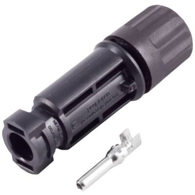 BKL Electronic PV4 Connector - IP68, 1500V, Schwarz - Photovoltaic BKL Electronic PV4 Connector - IP68, 1500V, Schwarz - Photovoltaic