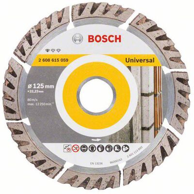 Bosch Model 2608615059 Diamond Universal Cutting Disc Bosch Model 2608615059 Diamond Universal Cutting Disc