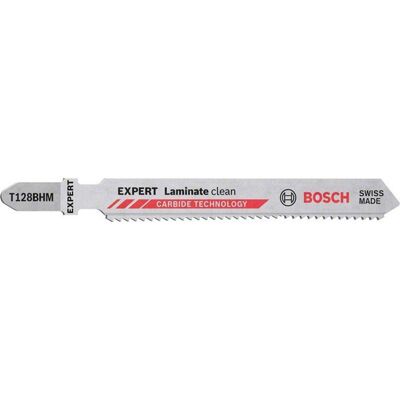 Bosch T128BHM Jigsaw Blade - Expert Laminate Clean - 2 pcs Bosch T128BHM Jigsaw Blade - Expert Laminate Clean - 2 pcs