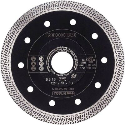 Rhodius DG15 Diamond Cutting Disc - Tile, Ceramic - 115mm Rhodius DG15 Diamond Cutting Disc - Tile, Ceramic - 115mm