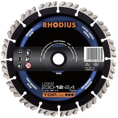 Rhodius LD300 Diamond Cutting Disc - Heavy Duty, 230mm Rhodius LD300 Diamond Cutting Disc - Heavy Duty, 230mm
