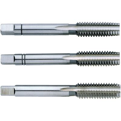 Exact HSS Hand Taps M10 Set - DIN 352 - 3 pcs Exact HSS Hand Taps M10 Set - DIN 352 - 3 pcs