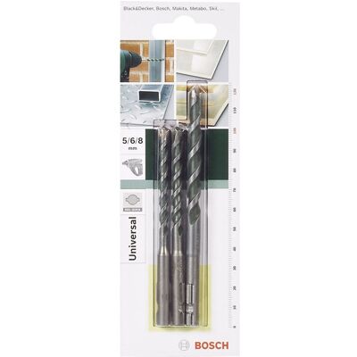 Bosch 2609256918 Multi-purpose Drill Set SDS-QUICK - Drill bit set Bosch 2609256918 Multi-purpose Drill Set SDS-QUICK - Drill bit set