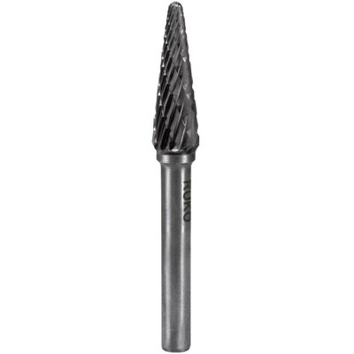 RUKO 116232 Tungsten Carbide Cone Rotary Burr - 3mm x 38mm RUKO 116232 Tungsten Carbide Cone Rotary Burr - 3mm x 38mm