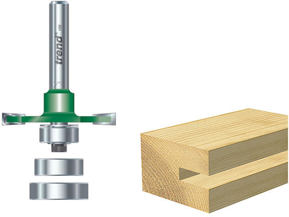 Trend C152 x 1/4 TCT Bearing Guided Biscuit Jointer 4.0 x 37.2mm