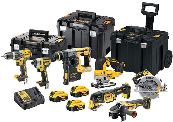 DEWALT DCK755P3T XR Brushless 7 Piece Kit 18V 3 x 5.0Ah Li-ion