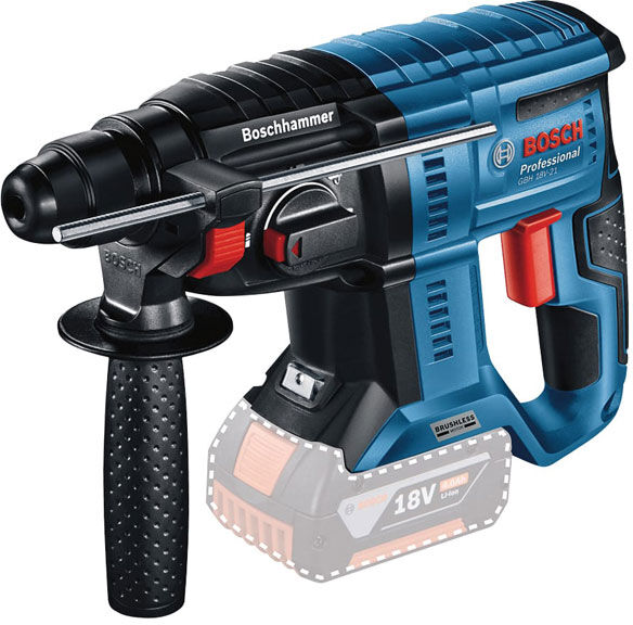 Bosch 0611911101 GBH 18V-21 SDS Plus Hammer Drill 18V Bare Unit + ...