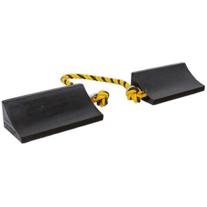 Sealey WC16 Rubber Wheel Chocks Heavy-Duty - Pair Sealey WC16 Rubber Wheel Chocks Heavy-Duty - Pair