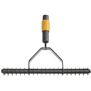 Fiskars 1000655 QuikFit Lawn Aerator Hardened Carbon Steel 37cm Wide Fiskars 1000655 QuikFit Lawn Aerator Hardened Carbon Steel 37cm Wide