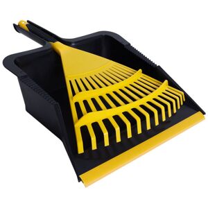 Bulldozer HQ.0015/RK.01 Heavy-duty Dustpan and Large Hand Rake Set Bulldozer HQ.0015/RK.01 Heavy-duty Dustpan and Large Hand Rake Set