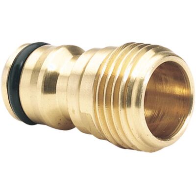 Draper 36228 Brass Double Tap Connector with Flow Control (3/4") Draper 36228 Brass Double Tap Connector with Flow Control (3/4")