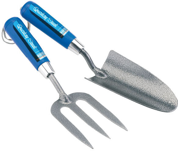 Draper 65960 2 Piece Carbon Steel Heavy Duty Hand Fork and Trowel Set