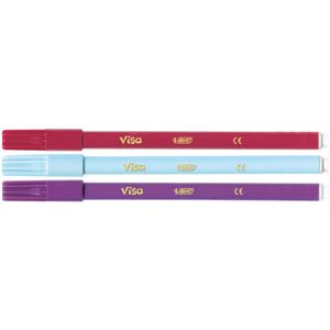 BiC Visa Felt Pens Fine Tip Class Pack of 144 BiC Visa Felt Pens Fine Tip Class Pack of 144