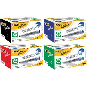 BiC Velleda 1701 White Board Marker Assorted (Pack of 4) BiC Velleda 1701 White Board Marker Assorted (Pack of 4)