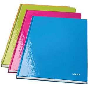 Leitz Notebook WOW A4 Ruled with Hardcover 90g/80 Sheets blue Leitz Notebook WOW A4 Ruled with Hardcover 90g/80 Sheets blue