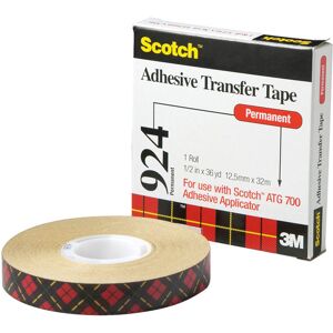 3M™ Scotch® 924 ATG™ Transfer Tape 12mm x 55m 3M™ Scotch® 924 ATG™ Transfer Tape 12mm x 55m