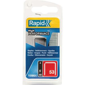 Rapid Uk Rapid 40109505 53/12B 12mm Galvanised Staples (Pack 1080) Rapid Uk Rapid 40109505 53/12B 12mm Galvanised Staples (Pack 1080)