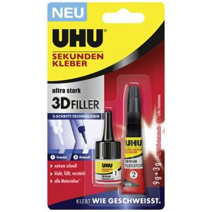 UHU 45480 3D Filler Superglue for Strong Gap-Filling Adhesion UHU 45480 3D Filler Superglue for Strong Gap-Filling Adhesion