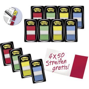 Post-It FT600003493 Index Adhesive Strips Red, Yellow, Blue, Green Post-It FT600003493 Index Adhesive Strips Red, Yellow, Blue, Green