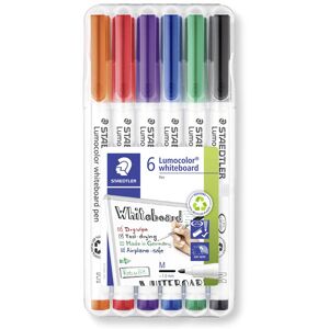 Staedtler 341 WP4 Lumocolor marker whiteboard assorted colour drywipe Staedtler 341 WP4 Lumocolor marker whiteboard assorted colour drywipe