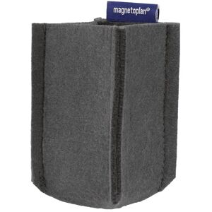 Magnetoplan 1227601 Small magnetic pen holder Grey WxHxD 60x100x60mm Magnetoplan 1227601 Small magnetic pen holder Grey WxHxD 60x100x60mm