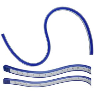 Donau MLK60 High-quality Curve Ruler 600mm Plastic Steel Core Cm/I... Donau MLK60 High-quality Curve Ruler 600mm Plastic Steel Core Cm/I...