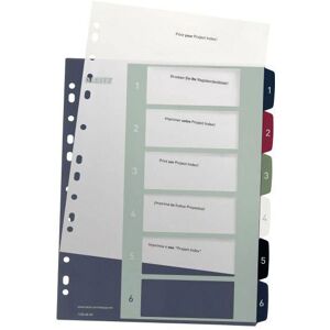 Leitz 1236-00-00 Index - Durable A4 Divider Set Leitz 1236-00-00 Index - Durable A4 Divider Set