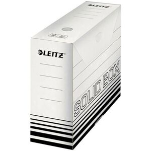 Leitz 6128-00-01 Box file Cardboard White/Black 100x257x330mm 10 pcs Leitz 6128-00-01 Box file Cardboard White/Black 100x257x330mm 10 pcs