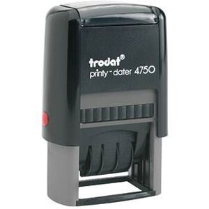 Trodat 64247 Printy-Dater Date stamp 41 x 24 mm Grey Black Trodat 64247 Printy-Dater Date stamp 41 x 24 mm Grey Black