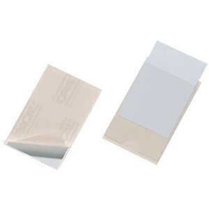 Durable 837919 POCKETFIX Self-Adhesive Pocket 90x57mm Transparent ... Durable 837919 POCKETFIX Self-Adhesive Pocket 90x57mm Transparent ...