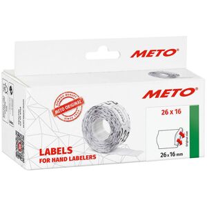 METO 9506167 Price Labels 26x16mm Permanent Adhesive Wave Edge Whi... METO 9506167 Price Labels 26x16mm Permanent Adhesive Wave Edge Whi...